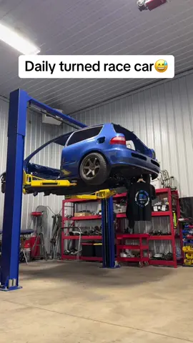 Daily turned racecar😅 #cartiktok #eg6 #awdhonda #honda #civic #cars 