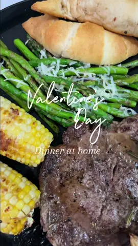 Celebrated an early valentine’s dinner with the hubby before he left to work! 🥰🫶🏻♥️ #ValentinesDay #vday #myvalentine #dinnerathome #ribeye #steak #asparagus #valentinesdinner #DinnerIdeas #Foodie #husband #mypersonalchef #foodtiktok #FoodTok 
