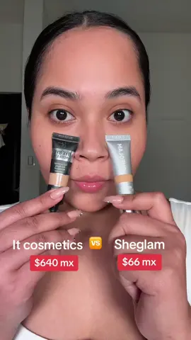 It cosmetics vs Sheglam‼️💥 cuál es el corrector que te borra la ojera de panda? VOTENNN! #makeup #makeuphacks #concealer #carmencamposa #sheglam #itcosmetics 