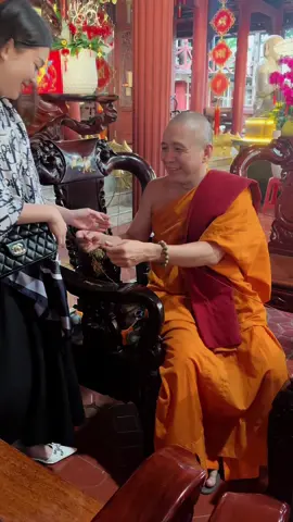 Hữu duyên Được gặp sư Thầy Chánh Định và được Thầy cột dây đỏ Lộc may mắn Nam Mô A Di Đà Phật #thichchanhdinh #chuatamphuoc #xuhuongtiktok 