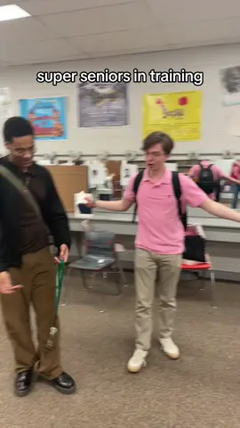 training them to be super seniors so im not alone next year when all my friends graduate🙁