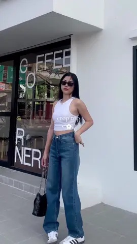 rib tanktop #croptop #croptopmurah #atasanwanita #outfitcewek 
