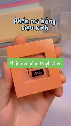Một trong phấn má hồng iuu nhất của mình. Có trong 🛒 nha mn ưi 🌸 #mahong #maybelline #blush #reviewmypham #thanhthoiluottet #makeup #beauty #goclamdep #muasamcungtiktok #xuhuong #tynriviu #fyp 