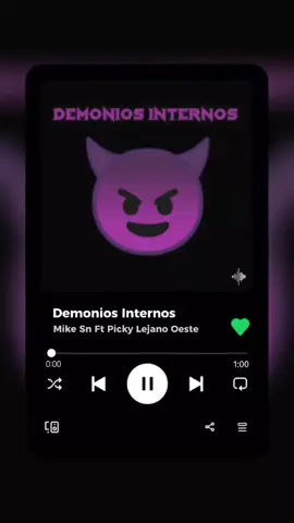 Demonios Internos - Mike Sn Ft Picky Lejano Oeste 😈🎶 #music #tiktokvuelvemeviral #fypシ゚viral #demoniosinternos #mikesn #pickylejanooeste #lyricsmusic #fyp #paratiiiiiiiiiiiiiiiiiiiiiiiiiiiiiii #pop #videoviral 
