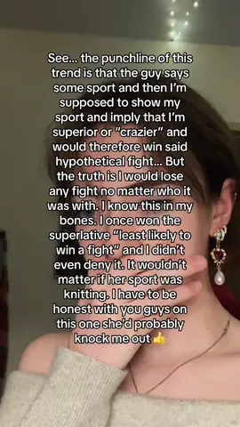 For reference, my sport is irish dance so do what you will with that information 🤗 #icantdothistrend #funnystory #icantfight #checkthesoundifyoureconfused #trend #dancer 