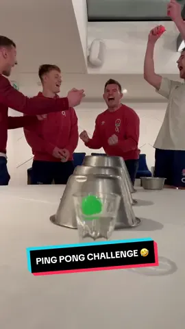 Ping pong pan challenge 🎯🤣 #englandrugby #rugby #trickshot #sixnationsrugby 