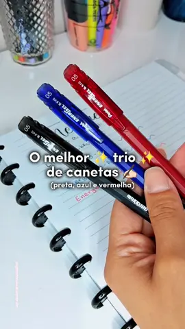 Essas são as melhores canetas e eu posso provar 🛐 @Pentel do Brasil não falha nunca, só falta me convidar para uma parceria 🥰🤌🏻 #dicas #dicasdeestudos #indicacao #canetas #materialescolar2024💗 #papelaria #papelariaonline #study #studytok #students #student 