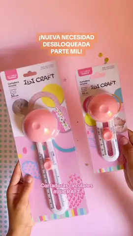 Cortadoras circulares🌸🩷 Te acompañamos en todas tus creaciones! #ibicraft  ✨ Disponibles en nuestros distribuidores oficiales #paratii #fypシ゚viral #creaciones #cortadoras #cortadorascirculares #circulos #craft #craftersoftiktok 