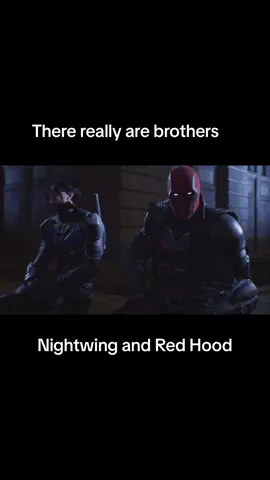 Nightwing and Red Hood being brothers #dccomics #dc #dcu #dcuniverse #thebatfamily #nightwing #redhood #gothamknights #comics #nerd #fyp #foryoupage 