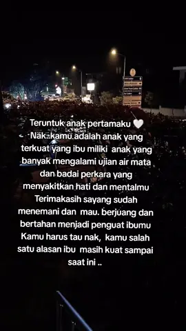 untuk anak pertamaku 🤍