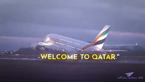 #WELCOME -TO-QATAR.✈️🖤.