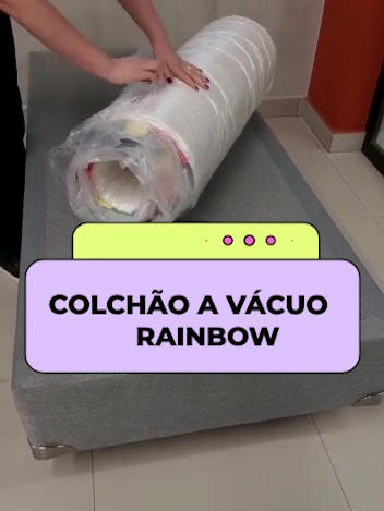 Quer dar um toque diferenciado no seu quarto? Te apresento meu colchão Rainbow ! 🌈🛏🥰✨ #colchoes #bfcolchoes #foryou