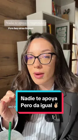 Ahí van mis tres consejos del día si nadie te apoya para emprender, pero sigues sintiendo que tú puedes solo o sola #creaciondecontenido #emprender #apoyoemprendedor #negocios 