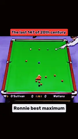 Last 147 of 20th century 😱 #ronnie #usmanchamp147 #fypシ゚viral #viral #snookertime #snookerlover #sports #foryou #foru #foryou #snooker #viral 