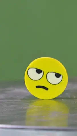 😒😜Emojis In Hydraulic Press 😲 #satisfying #hydraulicpress #emotional #emoji #crushing 