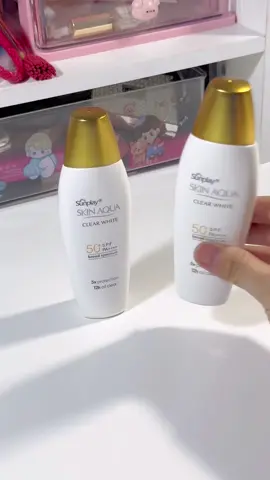 Dưỡng da kĩ cỡ nào thì cũng nên chống nắng nha mí bà #muataitiktokshop #unboxing #chongnangskinaqua #skinaqua 