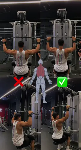 ازاي تلعب علي جهاز السحب الامامي بالقبضه الواسعه صح #🔥coach_omar_الدبابه🔥 #workoutmotivation #gym #bodybuilding #bodybuilding 