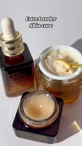 Insanely beautiful skin care from @Estée Lauder 😍✨  Advanced Night Repair Serum✨ Revitalizing Supreme+ Moisturizer✨ Advanced Night Repair Gel-Creme✨ #skincare #esteelaudermantra #esteelauder #skincarecommunity #skincareroutine 