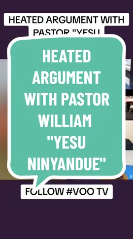 KULICHEMUKAAA!! I have absolutely no respect for Pastor William 