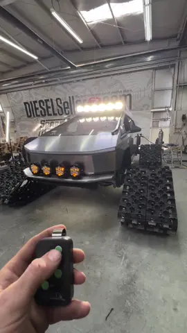 Who needs wheels when you have tracks 😈 #tesla #hypeengines #cybertruck #teslatruck #tracksontesla 