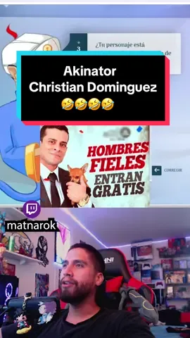 Cómo pudo adivinar este?😵‍💫 #akinator #reaccion #twitchperu #humor #twitchclips #christiandominguez 