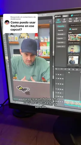 Respuesta a @Andersonic como usar keyframe en capcur #capcut #capcut_edit #capcutedit #cursodecapcut #ediciondevideos #aprendeaeditarencapcut 