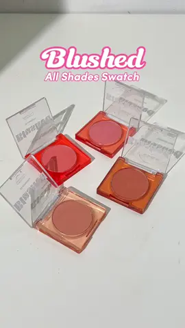 Swatches all shades of Blushed by Madame Gie✨ #MadameGie 