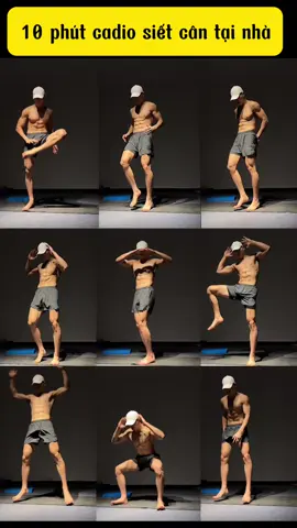 Cadio tại nhà chỉ với 10 phút#Fitness #tainha #taptoanthan#moingay1baitap 