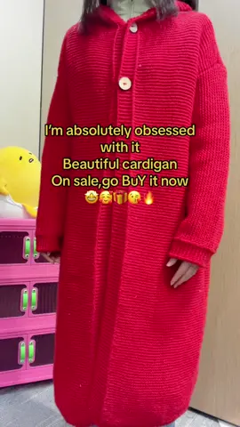 So cute,so warm😎🤩❤️#womenclothing #fyp #cardigan #fashion #OOTD #warmclothes 