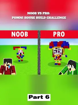 Part 6 ( Tagalog ) NOOB VS PRO: POMNI HOUSE BUILD CHALLENGE | Minecraft | Minecraft Tagalog | #Minecraft  #pepesan  #pepesantv  #sheyyyntv  #esonitv