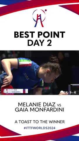 Melanie Diaz and Gaia Monfardini upped the ante here at #ITTFWorlds2024 with exchanges like these 🔥  #Busan2024 #TableTennis #PingPong