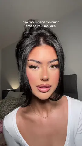 Be careful what you say bae✨🎀🫶🏼 #makeup #BeautyTok #grwm #relatable #Relationship 