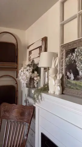 How adorable are these bunnies from @Walmart 🤍 #walmartfinds #easterdecor #cottagecore #bunnies 