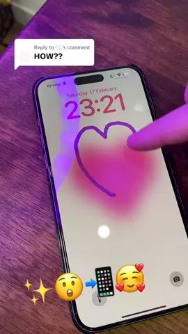 Replying to @🫧 draw on someones lockscreen ✨🩷📲🥰 #iphone #apple #emoji #emojichallenge #emojikeyboard 