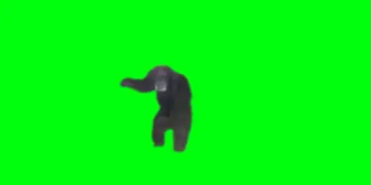 Monkey banging on door green screen #greenscreen #monkey #animal #animals #editing #zoo #funny #stickers 