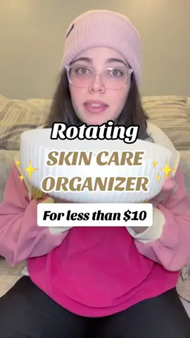 I love it when I find a good quality item for a super affordable price! 🔥 This rotating skin care organizer is less than $10 and it’s great when you don’t have much space! 😍 #skincareorganizer #organizationtips #organization #organizedhome #skincare #TikTokShop #tiktokshopfinds #ttsacl #ugc 