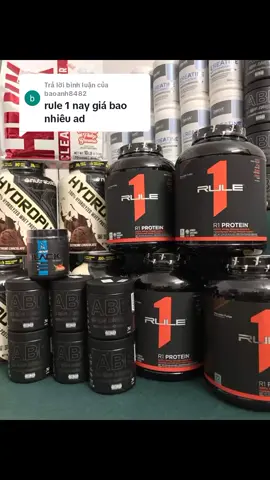Trả lời @baoanh8482  Rule 1 đang được tiktok trợ giá cực tốt #wheyprotein #supplements #rule1 #maiilucc #xuhuong 