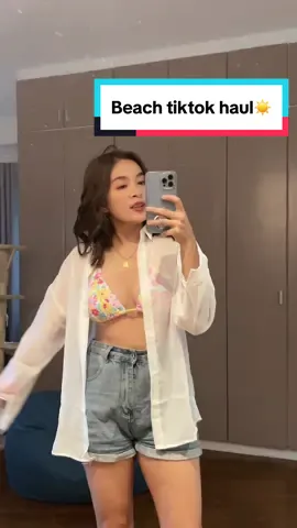 Realistic na suotin ko yung bikini at coverup na white😃 don’t mind my fats #bikini #coverup #summerhaul #tiktokshop 