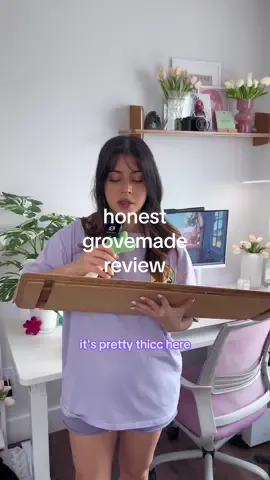 One thing about me bby I’m gonna leek my truth. 🥬 #grovemadereview #grovemadedeskshelf #honestreview #leekthetea #marissaleigh #reviewtok 