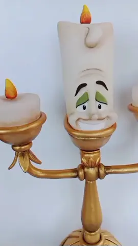 #Lumiere#labellaylabestia  #porcelanafria #JacquelineCreaciones #HechoConAmor 