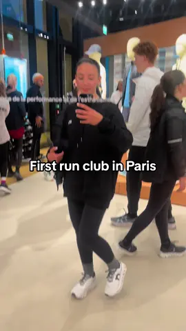 FIRST RUN CLUB with On !!🤍👟 #runclub #On #Running #onshoes #paris 