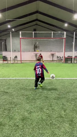 Mini Messi Penalty🐐⚽️ #soccerskills #penalty #messi #Soccer #soccertiktok 