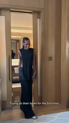 The #LOEWE academy getting ready for the @BAFTA.  #TaylorRusell #SophieWilde #EnzoVogrincic #AlisonOliver #ArchieMadekwe 