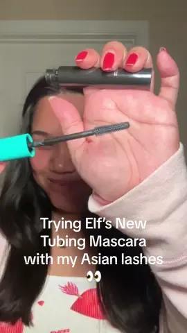 Elf’s releasing so mant cool products lately so i wanted to try their new Lash Xtndr mascara on my thin asian lashes👀 #asianbeauty 
