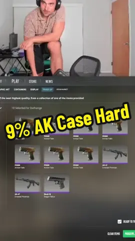 AK Case Hardened Blue Gem 9% Attempt #gaming #csgo #cs2 #counterstrike #tiktokgaming 