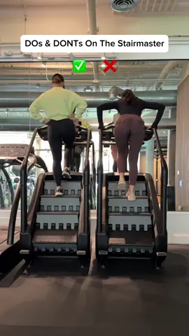Don’t make these mistakes on the Stairmaster if you want to target your glutes! ✨ . . . . #stairmaster #stairmasterworkout #gymmotivation #gymgirl #gymworkouts #workoutroutine 
