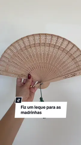 Leque para madrinhas 👰🏼‍♀️ #CapCut #leque #madrinhadecasamento #casamento #lembrançadecasamento 