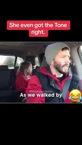 She Nailed it. 😂 #Love #foryou #cute #tiktok #funny #music #fatherdaughter #viral #tiktokviral #humor #sing #xyzabc #foryou 