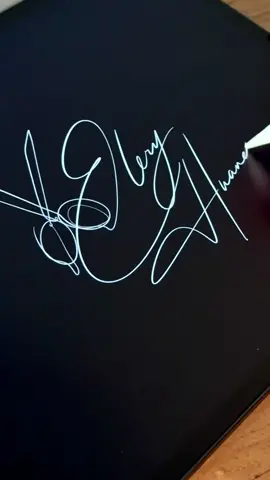 Unique personal signature for Elery Hunter 😍☺️ #tiktokreels #artlogoco #artlogo #trendingvideo #fyp #aesthetic 
