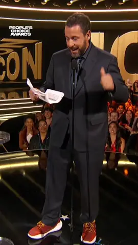 He's everything and more, no wonder Adam Sandler is this year's People's Icon! #PCAs #adamsandler 